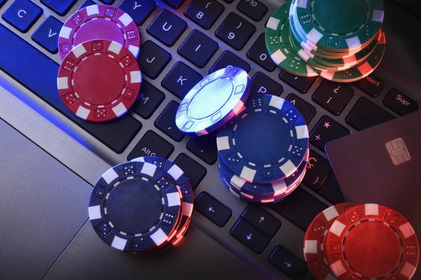 Nolimit City stake selector and spin button with current balance display